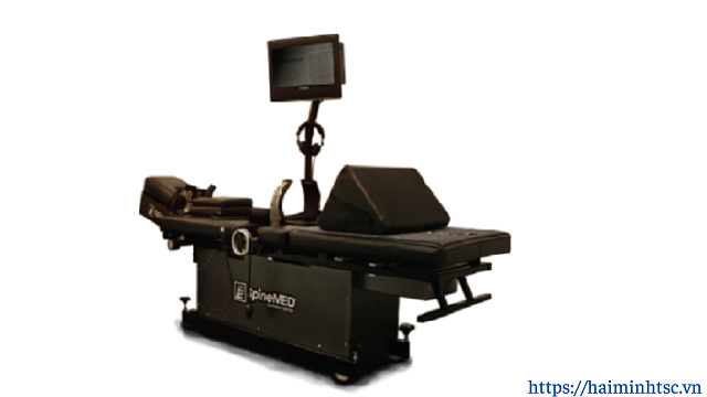 Máy điều trị giảm áp lực cột sống lưng cổ không cần phẫu thuật Spinemed Express